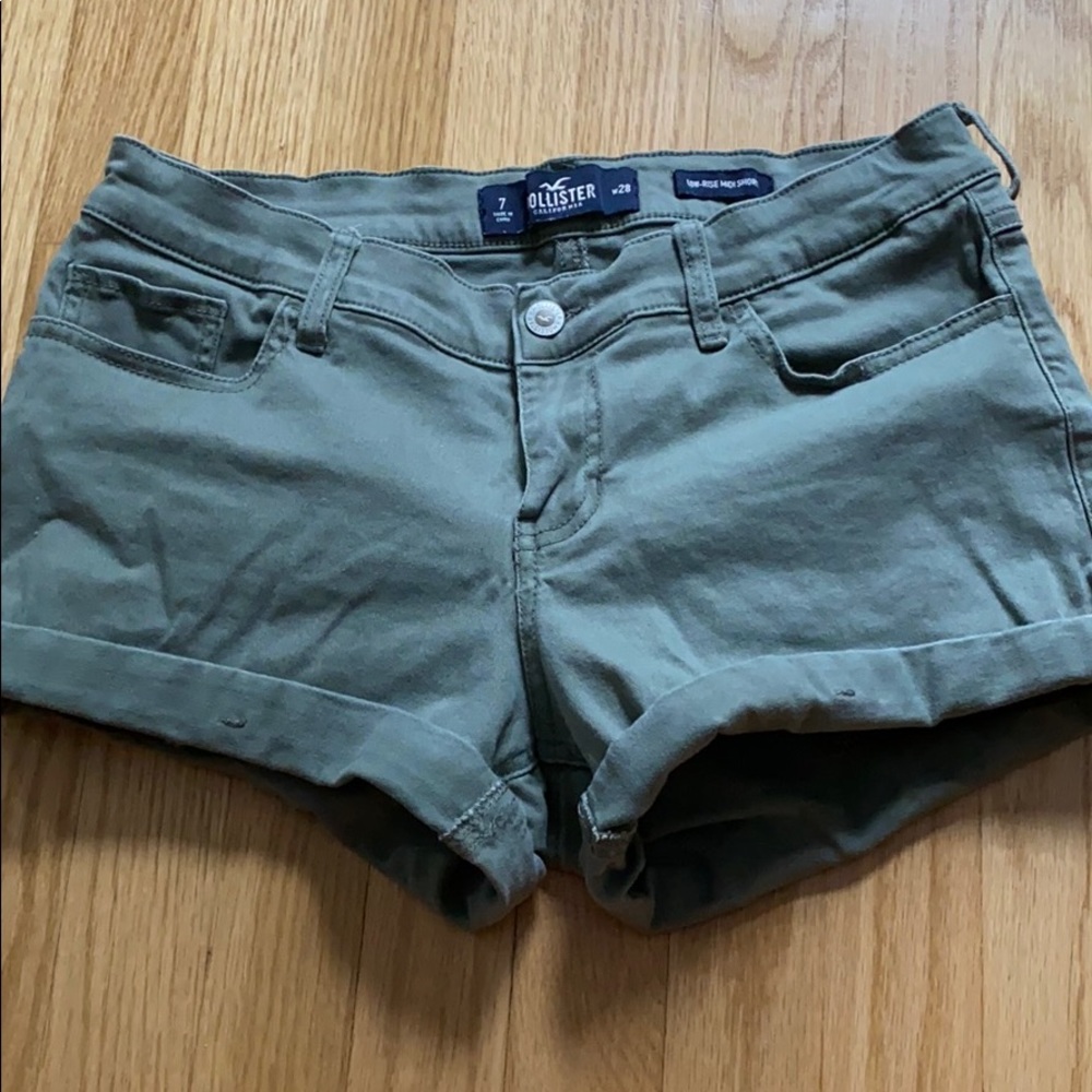Hollister Olive Green Shorts